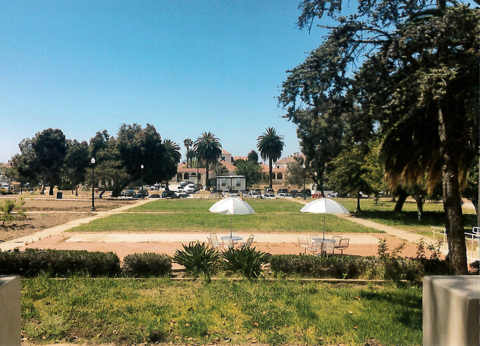 Landscape plateau, view from Building 208